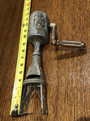 Vintage 1940 Crank Spin A Brush Paint Cleaner Nashway Tool Chicago ILL Painter 