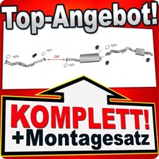 Auspuff für SSANGYONG REXTON 2.7 Xdi 163-165PS + Rohr Auspuffanlage