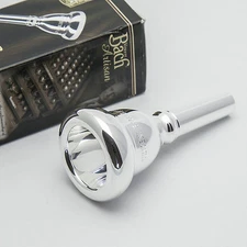 Genuine Bach Silver Small Shank Artisan Trombone Mouthpiece, 6.5AL NEW!