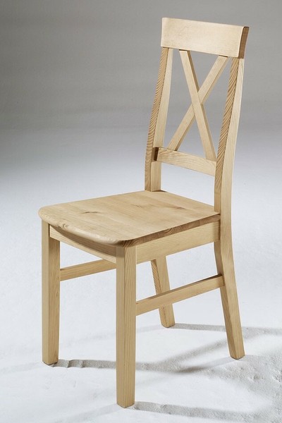 Massivholz KüChenstuhl Gelaugt GeöLt Kiefer Massiv Holz Stuhl Esszimmer StüHle-image