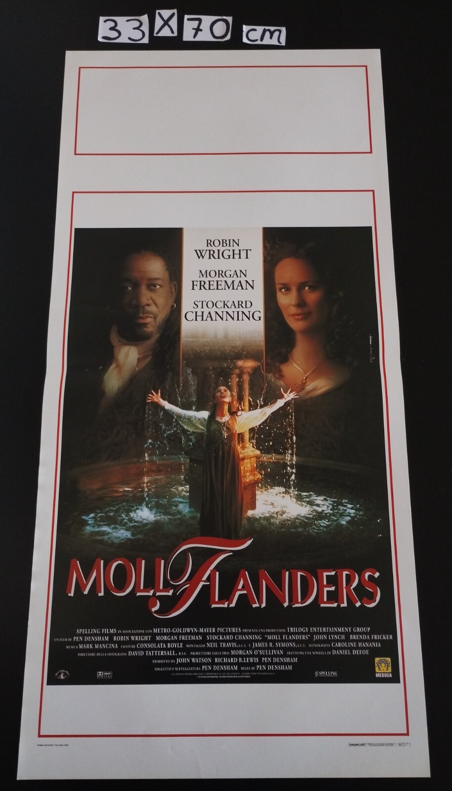 Locandina originale film Moll Flanders (1996) - Regia di Pen Densham