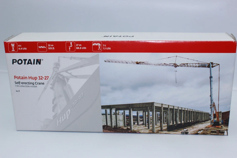 Conrad 2029 POTAIN Hup 32-27 Quick Assembly Crane Crane 1:50 New OVP - Image 2 of 4