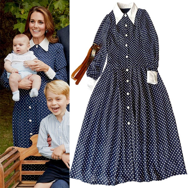 whistles margot polka dot dress