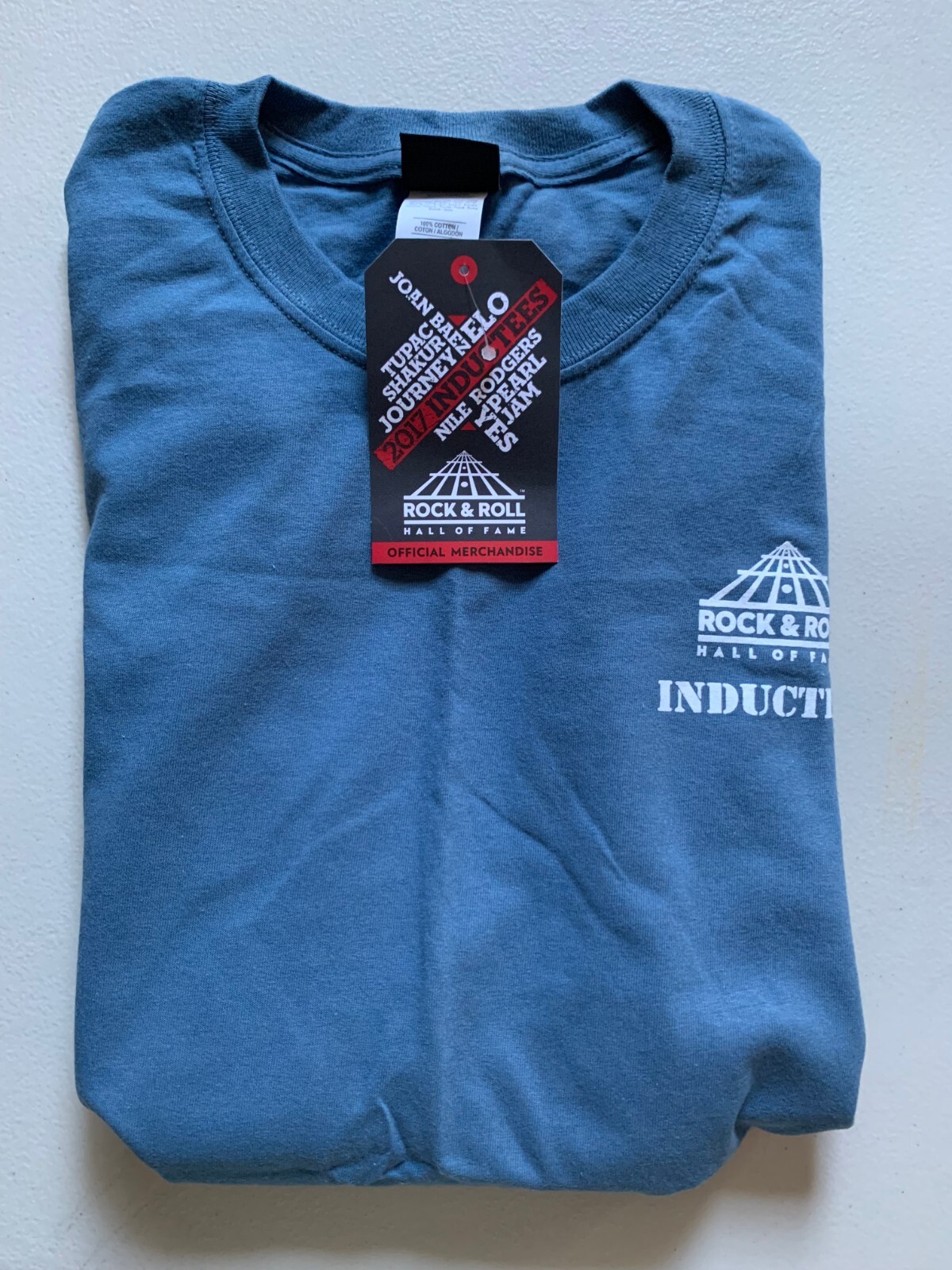 Rock and Roll Hall of Fame 2017 Inductees T Shirt Size 2XL New With Tags NWT