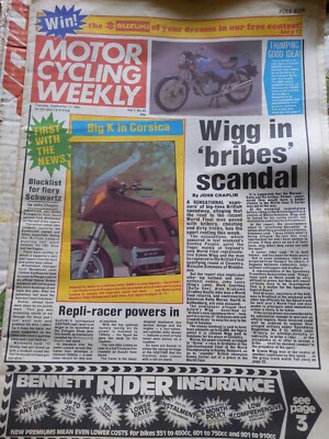 Motor Cycling Weekly News Paper IOM Manx TT & MGP W/E 11 September 1984