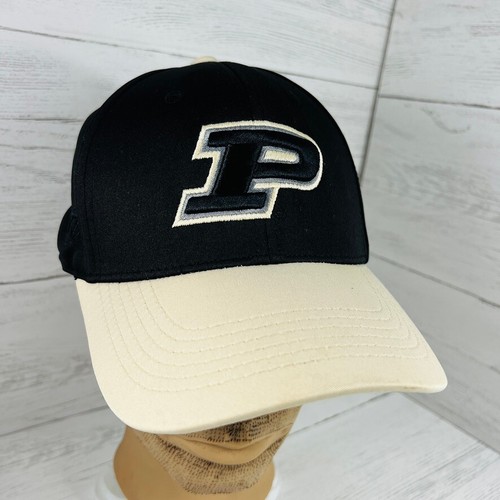Purdue University Boilermakers Baseball Hat Cap Black Train - Picture 2 of 8