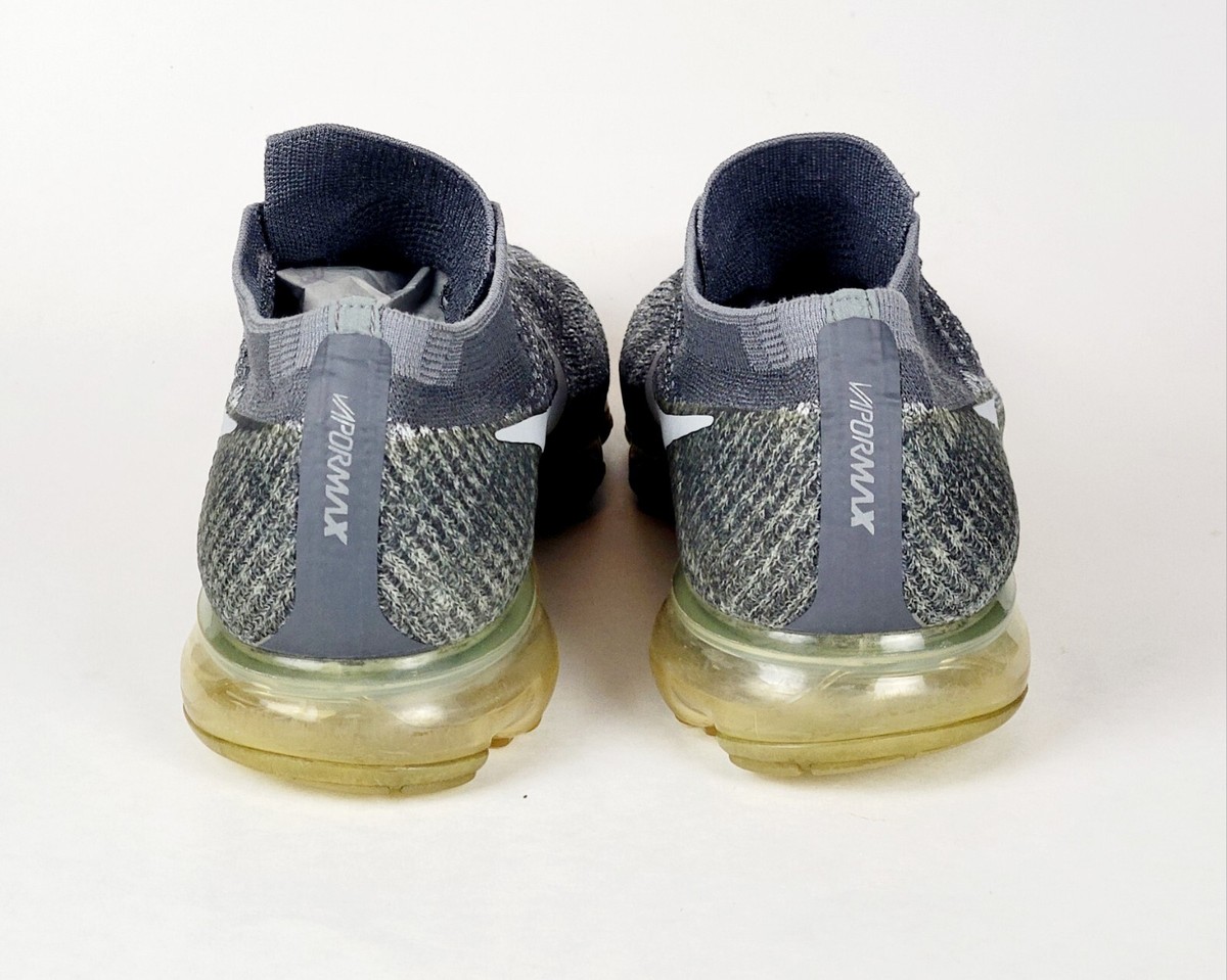 Nike Air VaporMax Asphalt Gray 849558-002 Running Shoes Sneakers- Men’s Size 11 Nike Air Vapormax Flyknit Asphalt Gray Sneakers Shoe Men main image 2