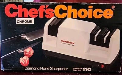 Chef's Choice Diamond Hone Electric Knife Sharpener Professional 110-EUC CHROME