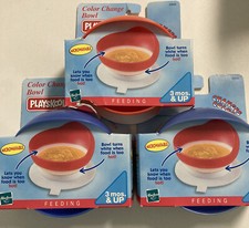 Vintage Playskool Hasbro Color Change Bowl Baby Feeding Bowl. 3 Months . New.