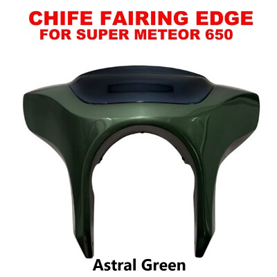 ''CHIFE FAIRING EDGE,ASTRAL GREEN'' FIT FOR ROYAL ENFIELD SUPER METEOR 650