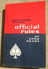1957 Hoyle Up-To-Date 50th Edition Official Rules Of Card Games Paperback