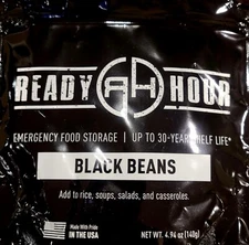 1 Ready Hour Side Dish/Military Meal/Survival Food/Camping:Dehydrated Blk Beans
