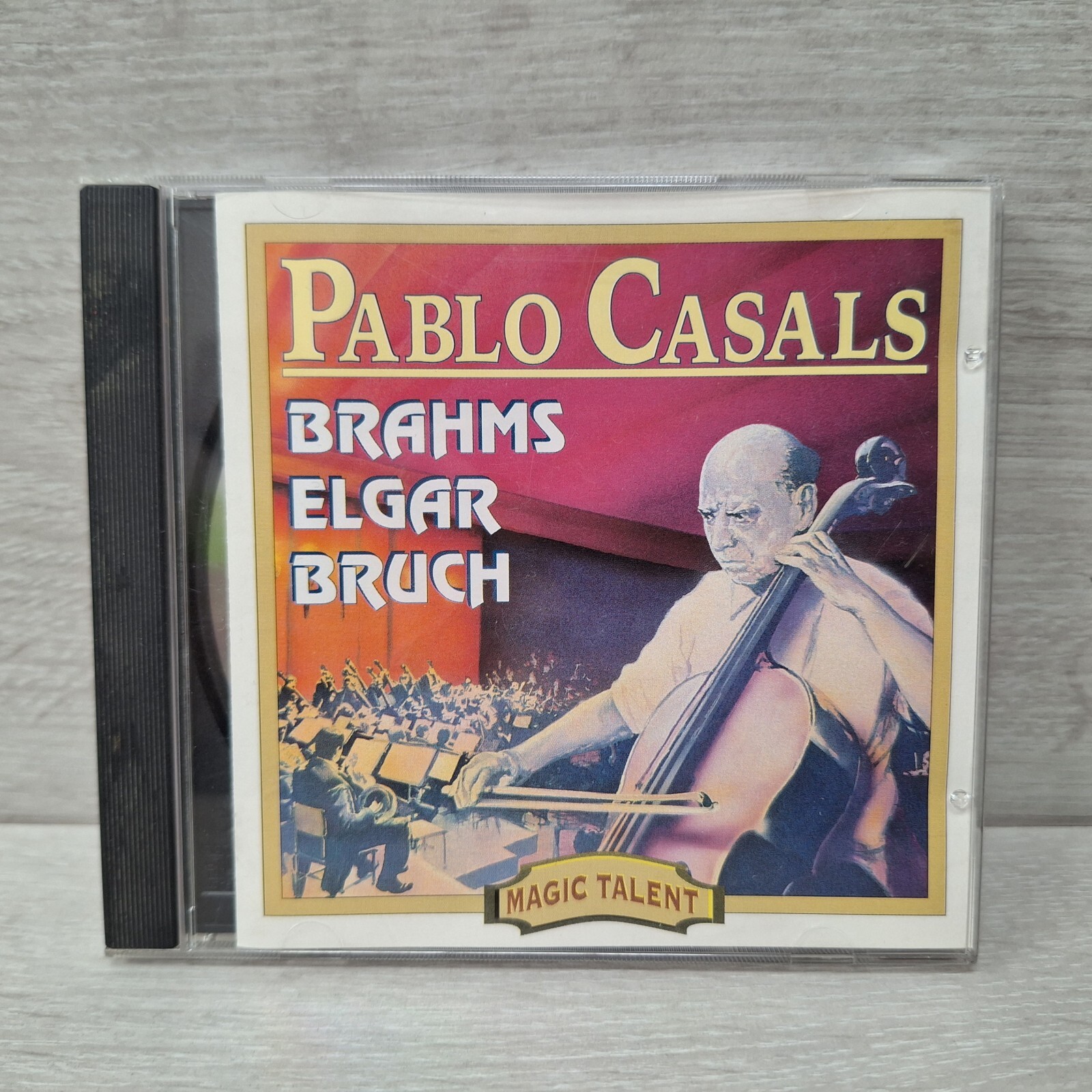 Pablo Casals - Brahms-Elgar-Bruch - CD - 1997 Promo Spunds - VGC