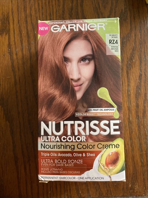 Garnier Nutrisse Ultra Rz4 Intense Bronze Red Hair Color For Sale Online Ebay