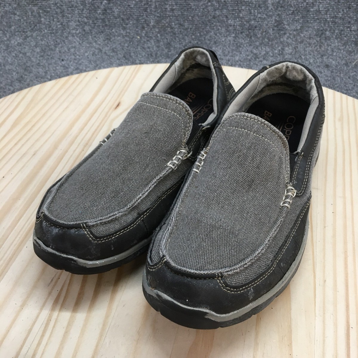 Canvas Slip Faded Glory Men's Slip On Shoes Loafer Faded