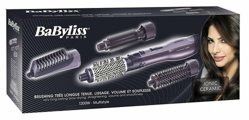 BaByliss AS121E Cepillo de aire moldeador de pelo con 4 cabezales 3  Velocidades | eBay