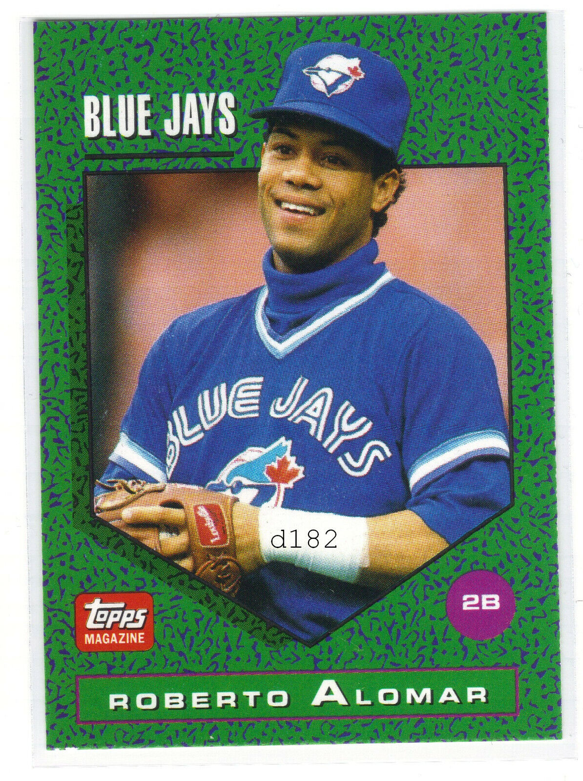 Roberto Alomar Toronto Blue Jays 1992 Topps Magazine baseball card oddball
