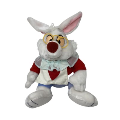 Peluche lapin blanc Disneyland Alice au pays des merveilles