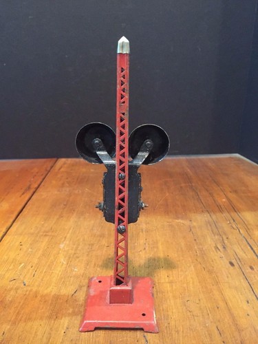 Vintage Model Train Set Accessory Railroad Road Crossing Alarm Bell - Picture 3 of 11