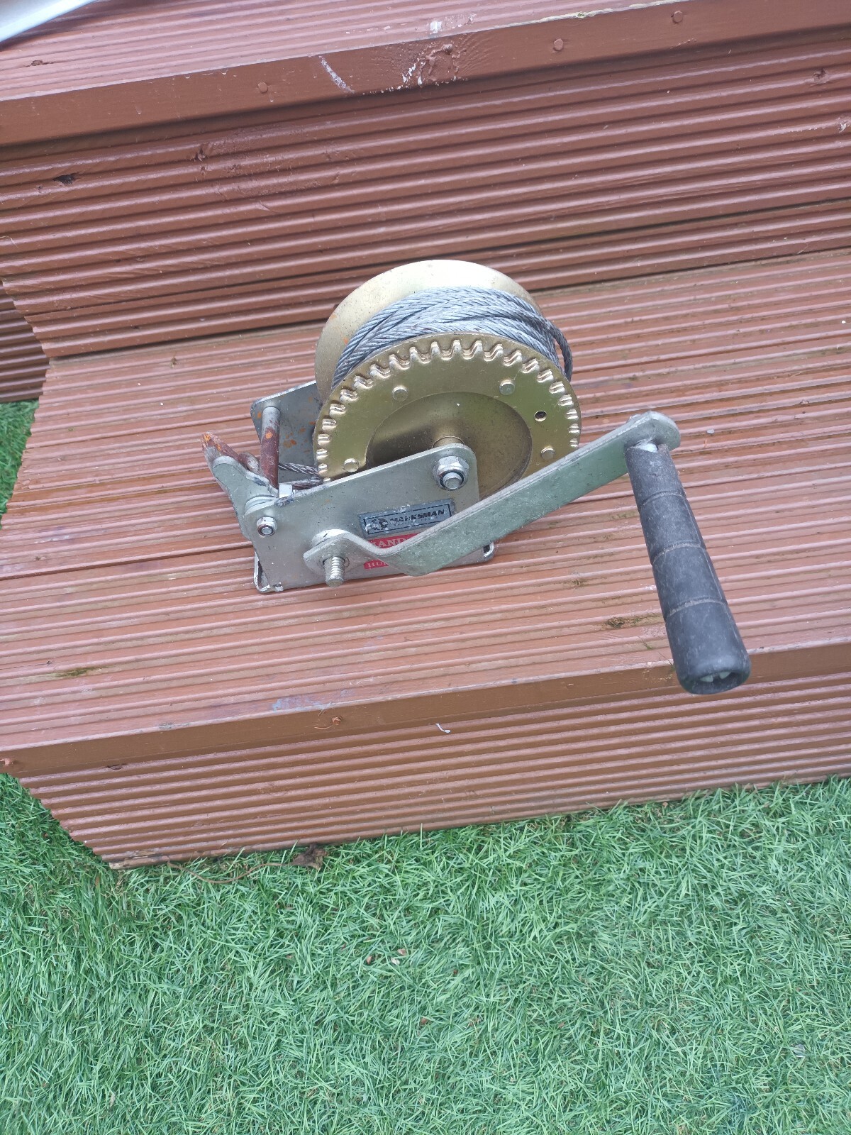 Hand Winch Boat Caravan Car Trailer 1200Lb With 20m Cable 772040373375