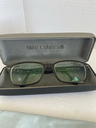 Harley Davidson Eyeglasses W/Case Black W/Silver Logo, Ted Baker Case, Polo Case - Picture 2 of 14
