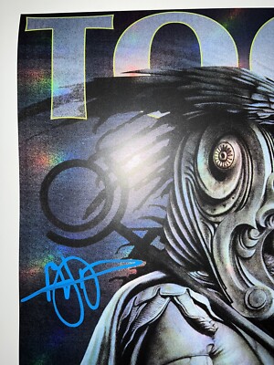 2022 TOOL SIGNED ANTWERP BELGIUM POSTER CONCERT TOUR 5/13/22 ADI