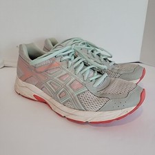 Zapatillas deportivas ASICS Gel Contend 4 para mujer talla 10 gris naranja T765Q