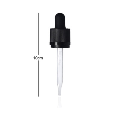 CHILD SAFE Reusable CLEAR GLASS EYE DROPPER PIPETTE Medical