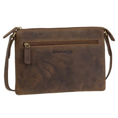 Luxus Leder Banktasche Geldtasche Belegtasche Dokumententasche Greenland Nature