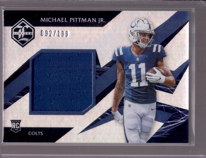 Michael Pittman Jr. Panini Limited Rookie Jumbo Jerseys #RJMP Base