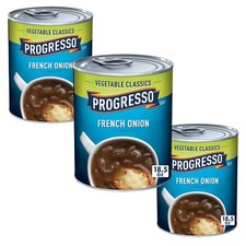 Progresso Soup Vegetable Classics French Onion Gluten Free Ready 18.5 oz 3 Cans