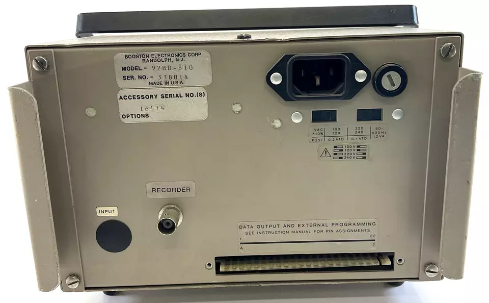 Boonton 92BD Digital Power Meter +20 to -50dBm TESTED - Image 4 of 4