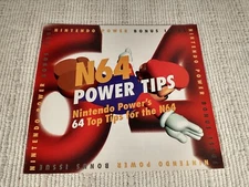Nintendo Power's N64 Power Tips Strategy Guide books cheats 64 bonus issue