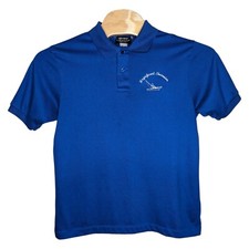 Vintage Magnificent Obsession Sailing Polo Shirt Sz Medium Yachting Boating USA