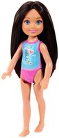Barbie Mattel GLN71 - Beach Puppe Chelsea Im Delphin Design