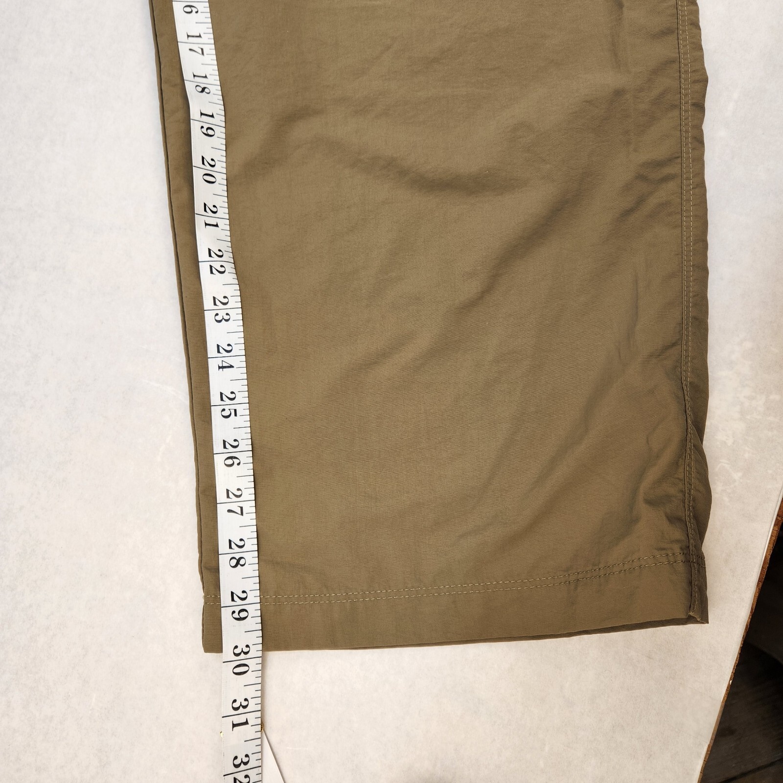 White Sierra Convertible Pants Shorts 2X 30 inseam Zi… Gem