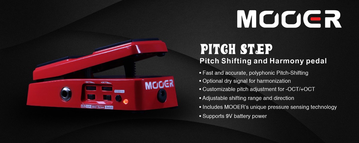 MOOER Pitch Step Polyphonic Shifting Harmony Expression Guitar