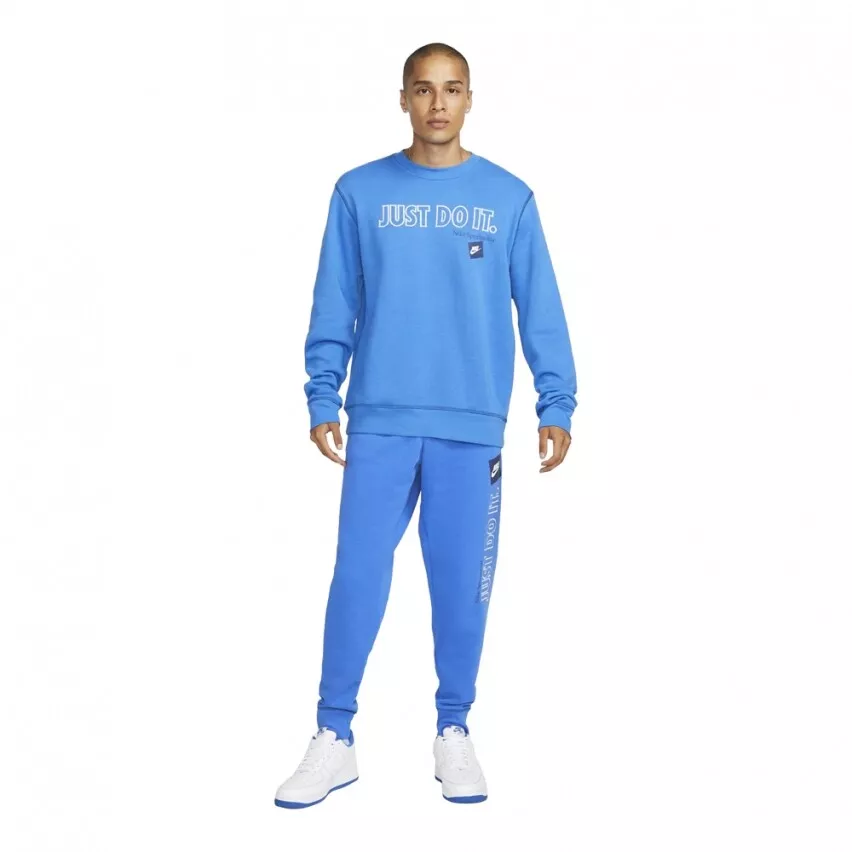 Nike Men s Sportswear JDI Fleece Jogger Pants Blue Size XL DD6210