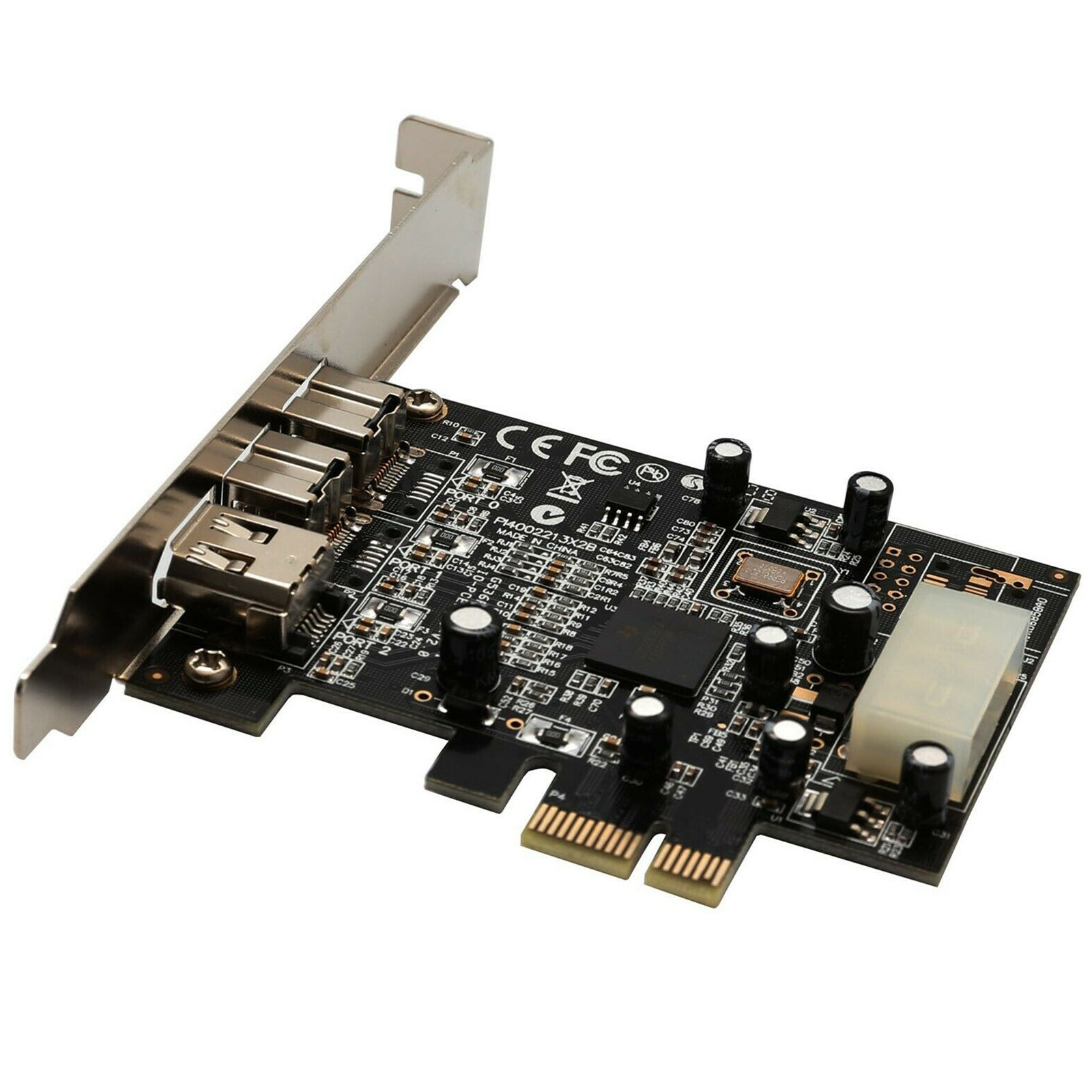 Syba SYPEX30016 2 Port Firewire 1394B and 1 Port 1394A PCIe 1.1 x1