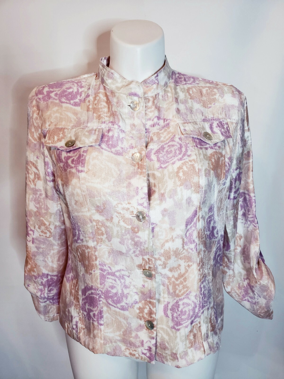 Ruby Rd Women's Button Down Long Sleeve Shirt Siz… - image 1