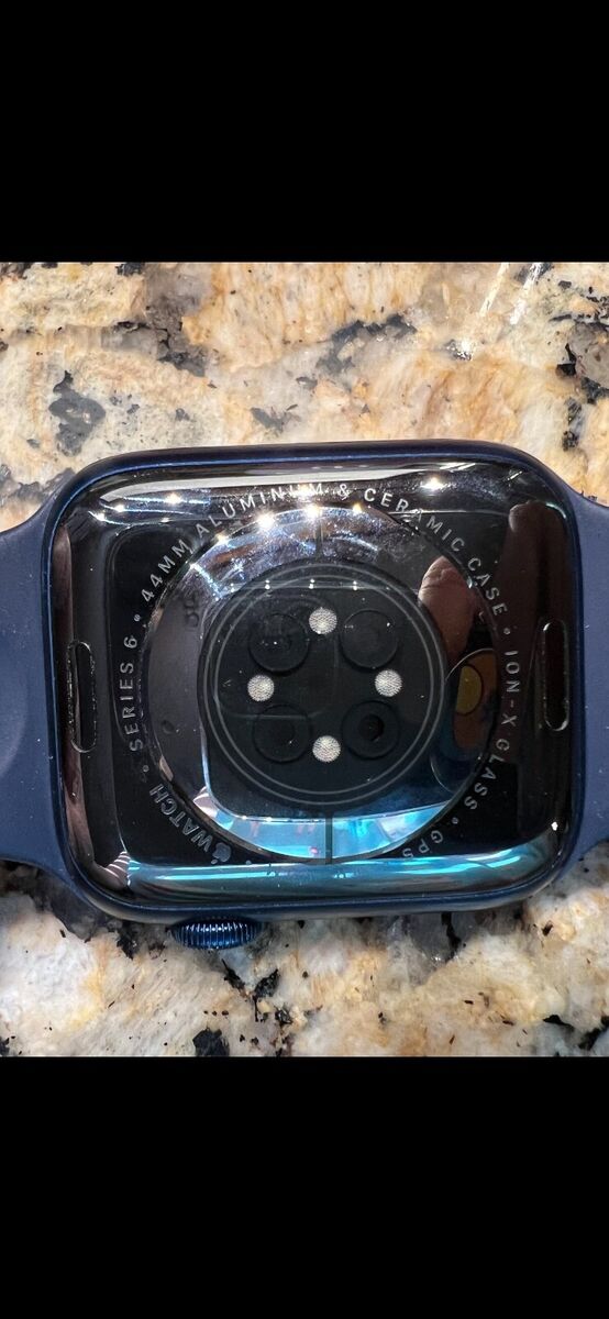Apple Watch Series 6 GPS 44MM Blue Aluminum Case & Authentic Apple Watch Series 6 GPS 44MM Blue Aluminum Case & Authentic
