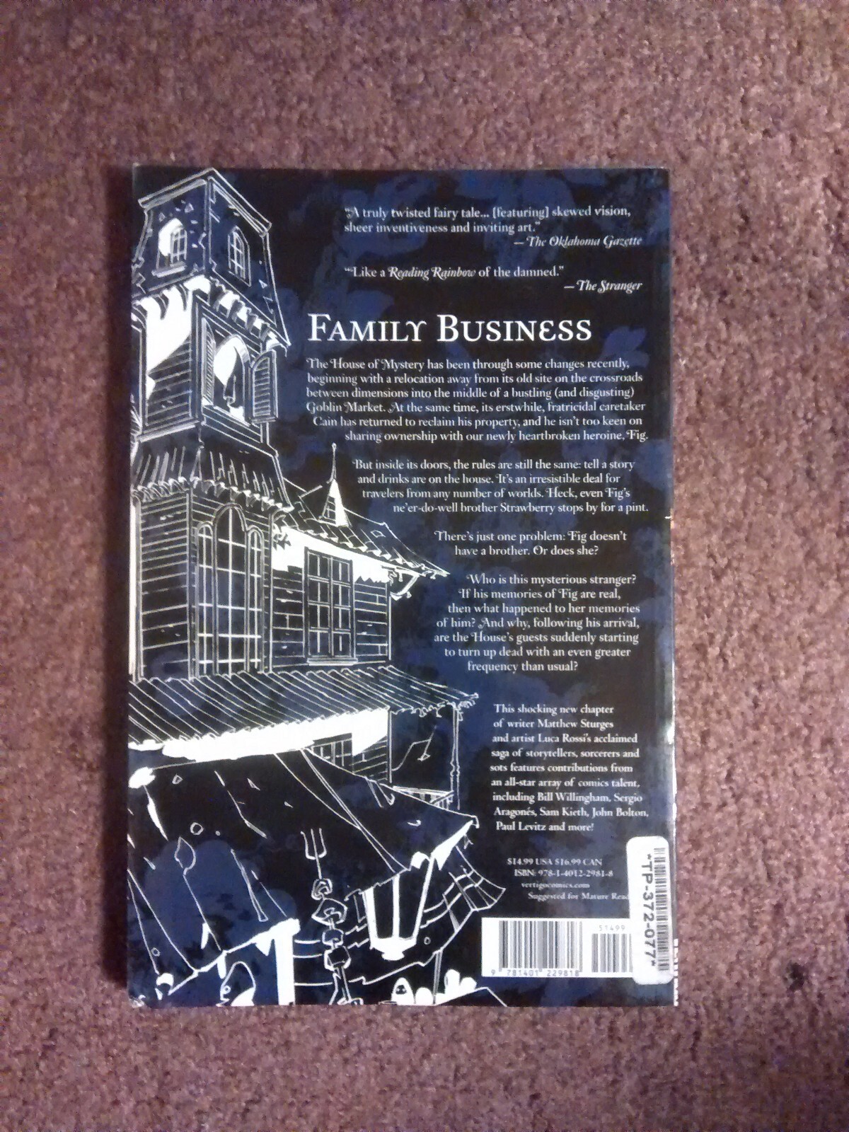 HOUSE OF MYSTERY V. 5: Under New Management- Sturges, Rossi & Marzan '10  1st Ed. | eBay