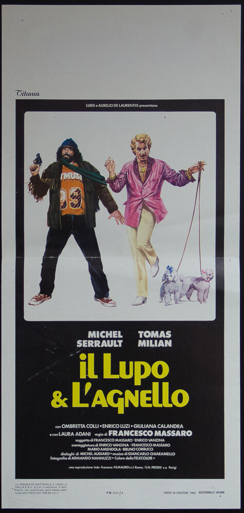 Locandina originale film Il lupo e l'agnello (1980) - Regia di Francesco Massaro