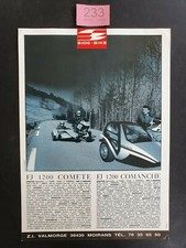 RARE SIDE-BIKE FJ 1200 COMETE / COMANCHE MOTORCYCLE BROCHURE DOUBLE SIDED VNC