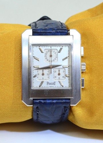 Men's Piaget Protocole Watch 18K White Gold Ref. 14600 & BOX
