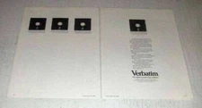 1986 Verbatim Floppy Disk Ad - Famous Maker