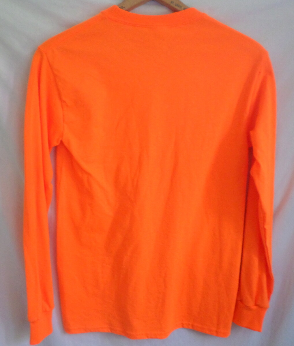 gildan orange long sleeve