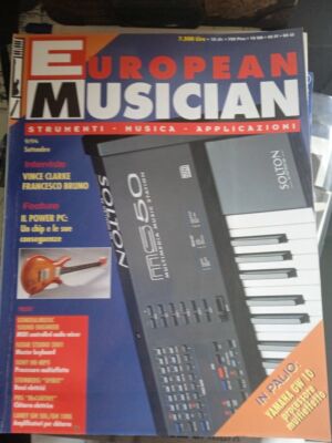 EUROPEAN  MUSICIAN 9 1994  VINCE CLARKE - FRANCESCO BRUNO
