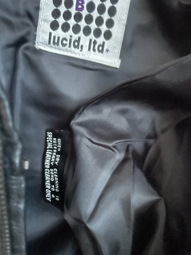 Pantalones de colección Lucid Ltd talla 7 de cuero negro con cremallera cintura de altura media pierna recta - Imagen 5 de 8
