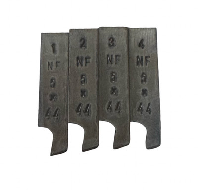 Rubometric 5-44 HSS Ground Thread Chaser Set, 9/16'' Die Head, Type D
